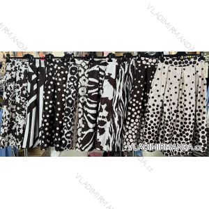 Sukně dlouhá cowprint a puntík dámská (S/M/L ONE SIZE) ITALSKÁ MÓDA IMM25M3154