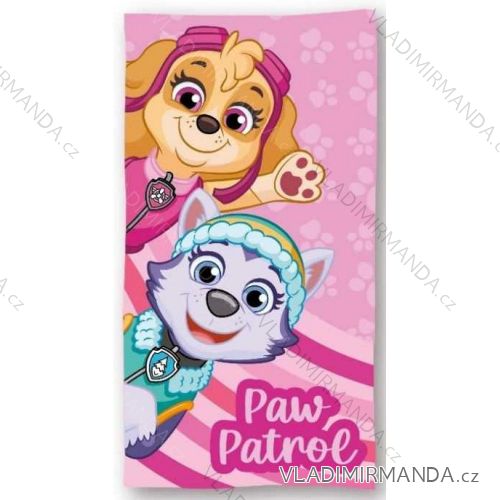 Osuška plážová paw patrol dívčí bavlněná (70 x 140 cm) SETINO PAW36-5021