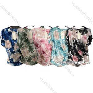 Halenka krátký rukáv dámská (S/M/L ONE SIZE) ITALSKÁ MÓDA IMM25M7549