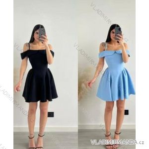 Šaty krátké letní na ramínka dámské (XS/S/M ONE SIZE) ITALSKÁ MÓDA IMM25M40845