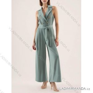 Overal dlouhý letní bez rukávu dámský (XS/S/M ONE SIZE) ITALSKÁ MÓDA IMM25M58055