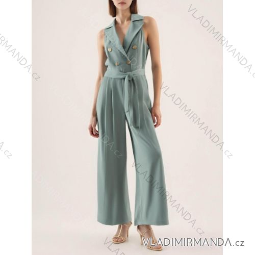 Overal dlouhý letní bez rukávu dámský (XS/S/M ONE SIZE) ITALSKÁ MÓDA IMM25M58055