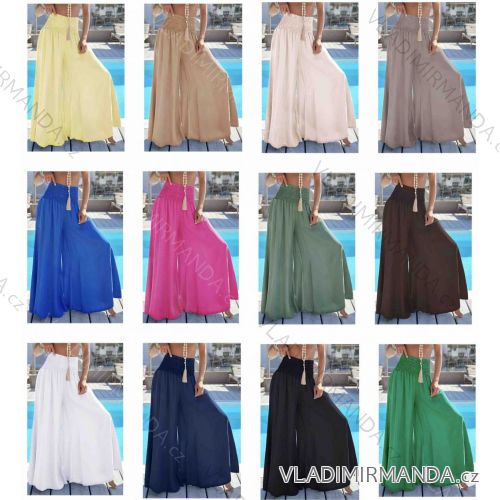 Kalhoty dlouhé letní dámské (XS/S/M ONE SIZE) ITALSKÁ MÓDA IMWB25863