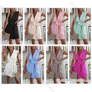 Šaty krátké elegantní letní bez rukávu dámské (XS/S/M ONE SIZE) ITALSKÁ MÓDA IMWB25884