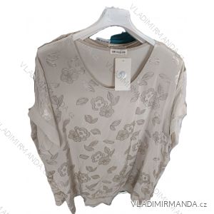 Women's Light Knitted Long Sleeve Sweater (L/XL ONE SIZE) ITALIAN FASHION IM723GALA