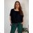 Tunic Blouse Short Sleeve Women's Plus Size (XL/2XL/3XL ONE SIZE) ITALIAN FASHION IM424128