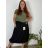 Women's Warm Long Sleeve Dress (L / XL ONE SIZE) ITALIAN FASHION IM421MIA