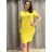Classic dress with pockets, short sleeves, women's TERESA (40/42/44 ONE SIZE) ITALIAN FASHION IMC25188