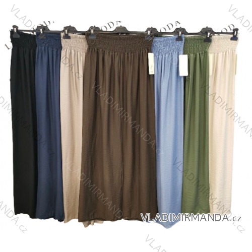 Kalhoty dlouhé oversize dámské (S/M/L ONE SIZE) ITALSKÁ MÓDA IMPLI256561