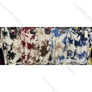 Halenka tunika krátký rukáv dámská (S/M/L ONE SIZE) ITALSKÁ MÓDA IMM25M7626B