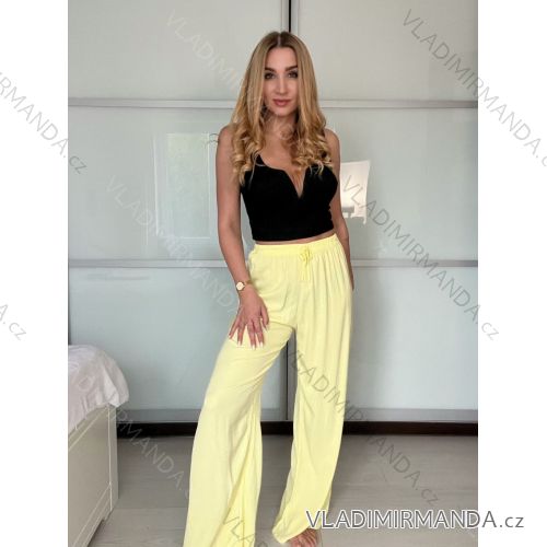 Nohavice dlhé oversize dámske (S/M/L ONE SIZE) TALIANSKA MÓDA IM425271