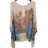 Langärmliges Sweatshirt mit Reißverschluss für Damen (S/M/L EINHEITSGRÖSSE) ITALIAN FASHION IMPLI2539762