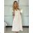 Šaty dlouhé letní krátký rukáv dámské (S/M/L ONE SIZE) ITALSKÁ MÓDA IM425140/DU - modrá mintová -   S/M/L