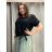 Women's short sleeve T-shirt, oversized (42/44/46 ONE SIZE) ITALIAN FASHION IM725035