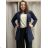 Women's Extended Long Sleeve Jacket (S/M/L ONE SIZE) ITALIAN FASHION IMD22665