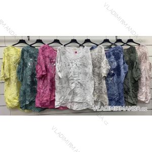 Tunika 3/4 dlouhý rukáv dámská (S/M/L ONE SIZE) ITALSKÁ MÓDA IMWCP25940