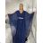 Šaty dlouhé společenské elegantní krátký rukáv dámské (S/M/L ONE SIZE) ITALSKÁ MÓDA IMPSH2550410/DU M/L vínová