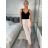 Women's long summer trousers (S/M/L ONE SIZE) ITALIAN FASHION IM725041 S / M / L růžová světlá