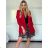 Women's long sleeve jacket (S/M ONE SIZE) ITALIAN FASHION IMPDY23MDUE991838 -   růžová světlá -   S / M