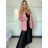 Women's long sleeve jacket (S/M ONE SIZE) ITALIAN FASHION IMPDY23MDUE991838 -   růžová světlá -   S / M