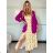 Women's long sleeve jacket (S/M ONE SIZE) ITALIAN FASHION IMPDY23MDUE991838 -   růžová světlá -   S / M