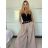 Kalhoty elegantní s páskem dámské (S/M/L ONE SIZE) ITALSKá MóDA IMSM25DEVONE/DU -   hnedá
 -   S/M/L