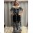 Women's long elegant icecool short sleeve dress (M/L, XL/2XL) AINUOSI ITALIAN FASHION IMB247011 -   black -   XL/2XL