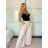 Nohavice elegantné s opaskom dámske (S/M/L ONE SIZE) TALIANSKA MóDA IMSM25GIZELE