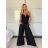 Nohavice elegantné s opaskom dámske (S/M/L ONE SIZE) TALIANSKA MóDA IMSM25GIZELE/DU -   hnedá
 -   S/M/L
