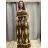 Long Jumpsuit with Pendant 3/4 Long Sleeve Women's Plus Size (50-58) ITALIAN FASHION IMWEC24016