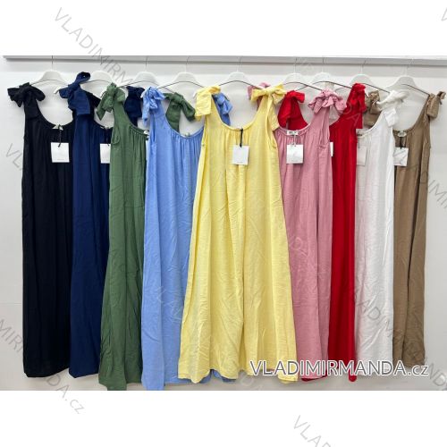 Women's long summer oversize pants (S/M/L ONE SIZE) ITALIAN FASHION IM425271