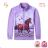 Lightweight long-sleeved zip-up sweatshirt for children and teenagers, girls (116-146) KUGO SM3531