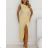 Šaty dlouhé elegantní letní bez rukávu dámské (XS/S/M ONE SIZE) ITALSKÁ MÓDA IMM25M40653