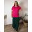 Tričko predĺžené oversize krátky rukáv dámska nadrozmer (2XL/3XL/4XL ONE SIZE) TALIANSKA MÓDA IMC22PIERA