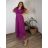 Dress Long Elegant Party Short Sleeve Women's Plus Size (2XL-4XL) ITALIAN FASHION IMPSH233589V
