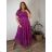 Dress Long Elegant Party Short Sleeve Women's Plus Size (2XL-4XL) ITALIAN FASHION IMPSH233589V