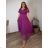 Dress Long Elegant Party Short Sleeve Women's Plus Size (2XL-4XL) ITALIAN FASHION IMPSH233589V