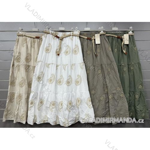 Sommerkleid Carmen aus Musselin für Damen (Einheitsgröße S/M) ITALIAN FASHION IMWE231506