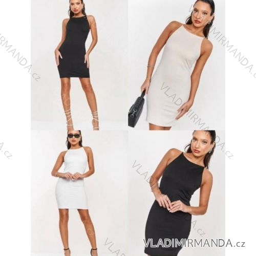 Women's Elegant Belt Long Sleeve Dress (S/M ONE SIZE) ITALIAN FASHION IMM23UN6139