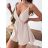 Langer, eleganter, ärmelloser Damen-Overall (Einheitsgröße S/M) ITALIAN FASHION IMWGS231166