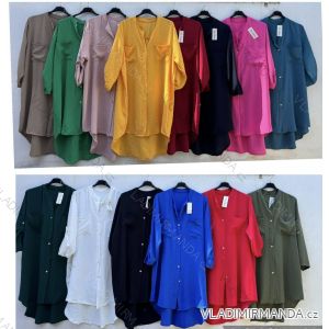 Long casual short sleeve women's dress, oversized (42/44/46 ONE SIZE) ITALIAN FASHION IMD2525370