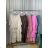 Long Jumpsuit with Pendant 3/4 Long Sleeve Women's Plus Size (50-58) ITALIAN FASHION IMWEC24016