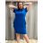 Classic dress with pockets, short sleeves, women's TERESA (40/42/44 ONE SIZE) ITALIAN FASHION IMC25188