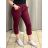 Sleeveless jacket long sleeve (uni sl) ITALIAN Fashion IMC17326 wine M / L