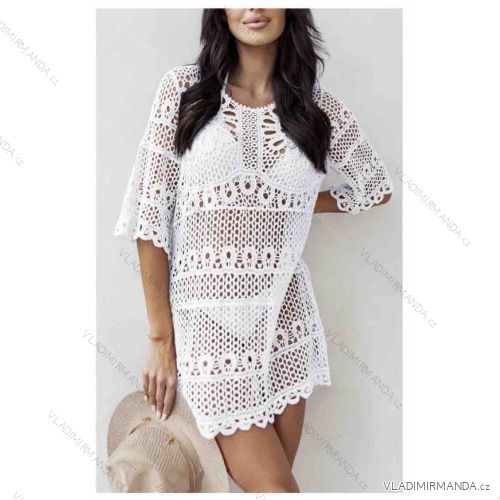 Tunika prehoz krajková cez plavky dámska (S/M/L ONE SIZE) TALIANSKA MÓDA IMWB251251