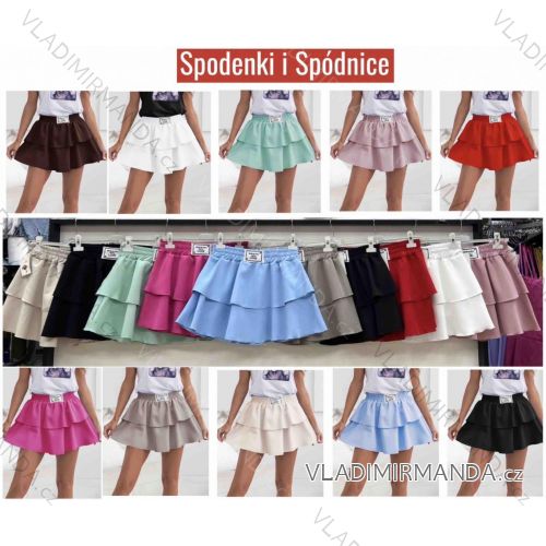 Sukně krátká s kraťasy dámská (XS/S/M ONE SIZE) ITALSKÁ MÓDA IMWB251253