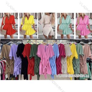 Women's short sleeve summer casual dress (S/M/L ONE SIZE) ITALIAN FASHION IMWGB25022