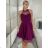 Elegant formal dress with straps for women (S / M ONE SIZE) ITALIAN FASHION IM321576
