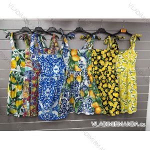 Women's short sleeve summer casual dress (S/M/L ONE SIZE) ITALIAN FASHION IMWGB25022