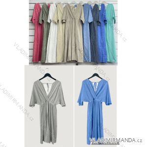 Women's long sleeve cotton tunic (S/M/L ONE SIZE) ITALIAN FASHION IMWCP25041